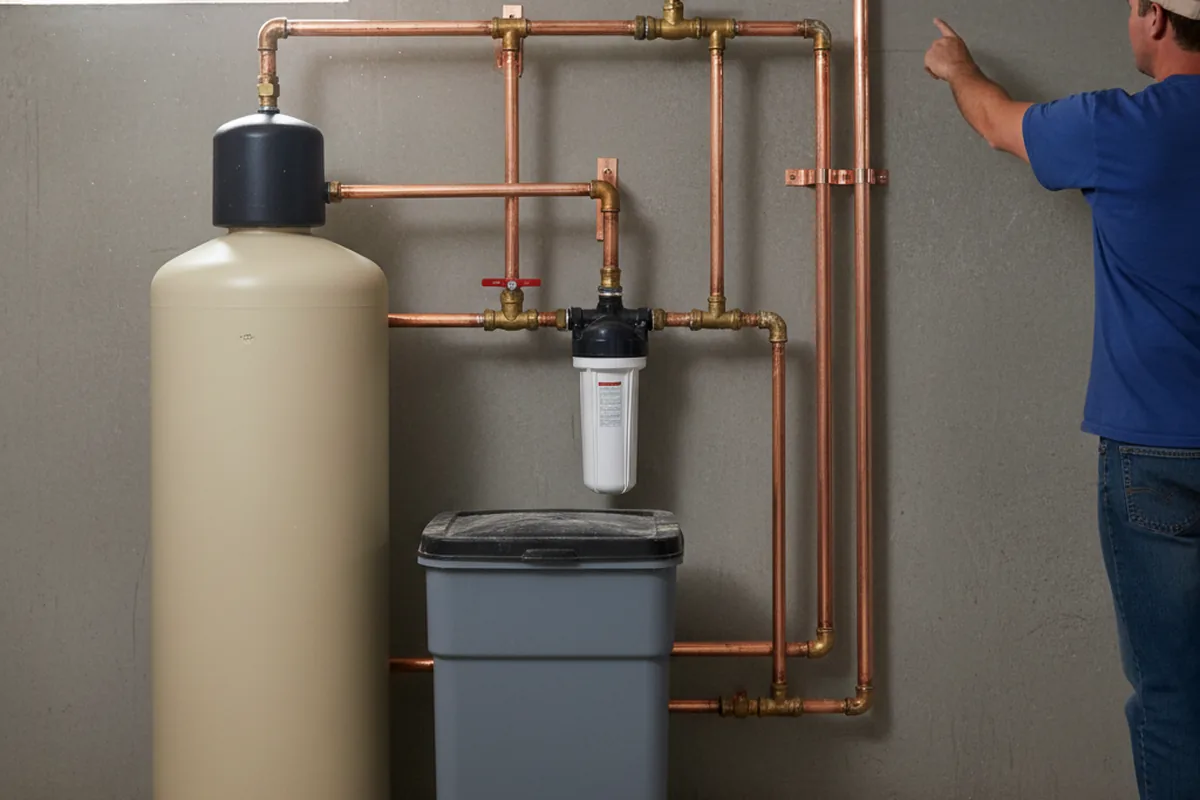 Whole-house water treatment system installed in Poteau